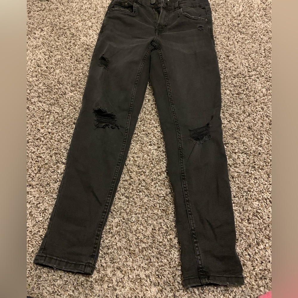 Zara kids black denim